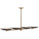 Griffith 55 X 10 inch Bronze Linear Chandelier Ceiling Light
