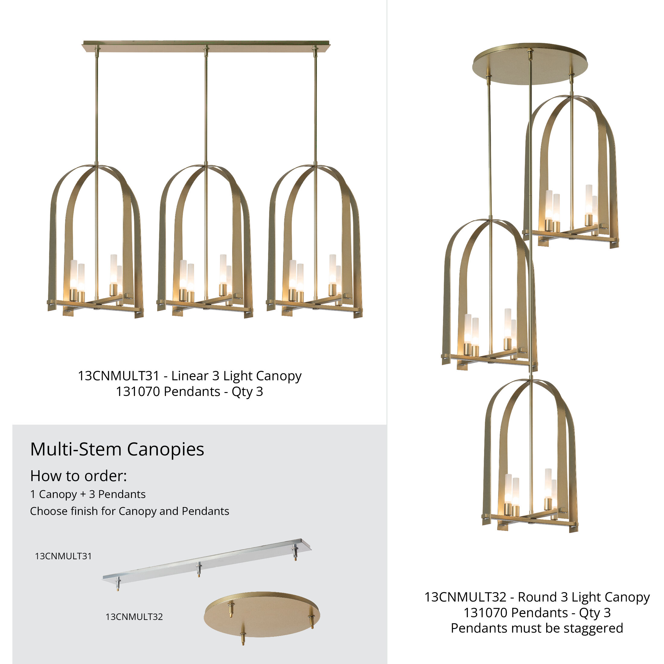 Triomphe 4 Light 17 inch Ink Pendant Ceiling Light