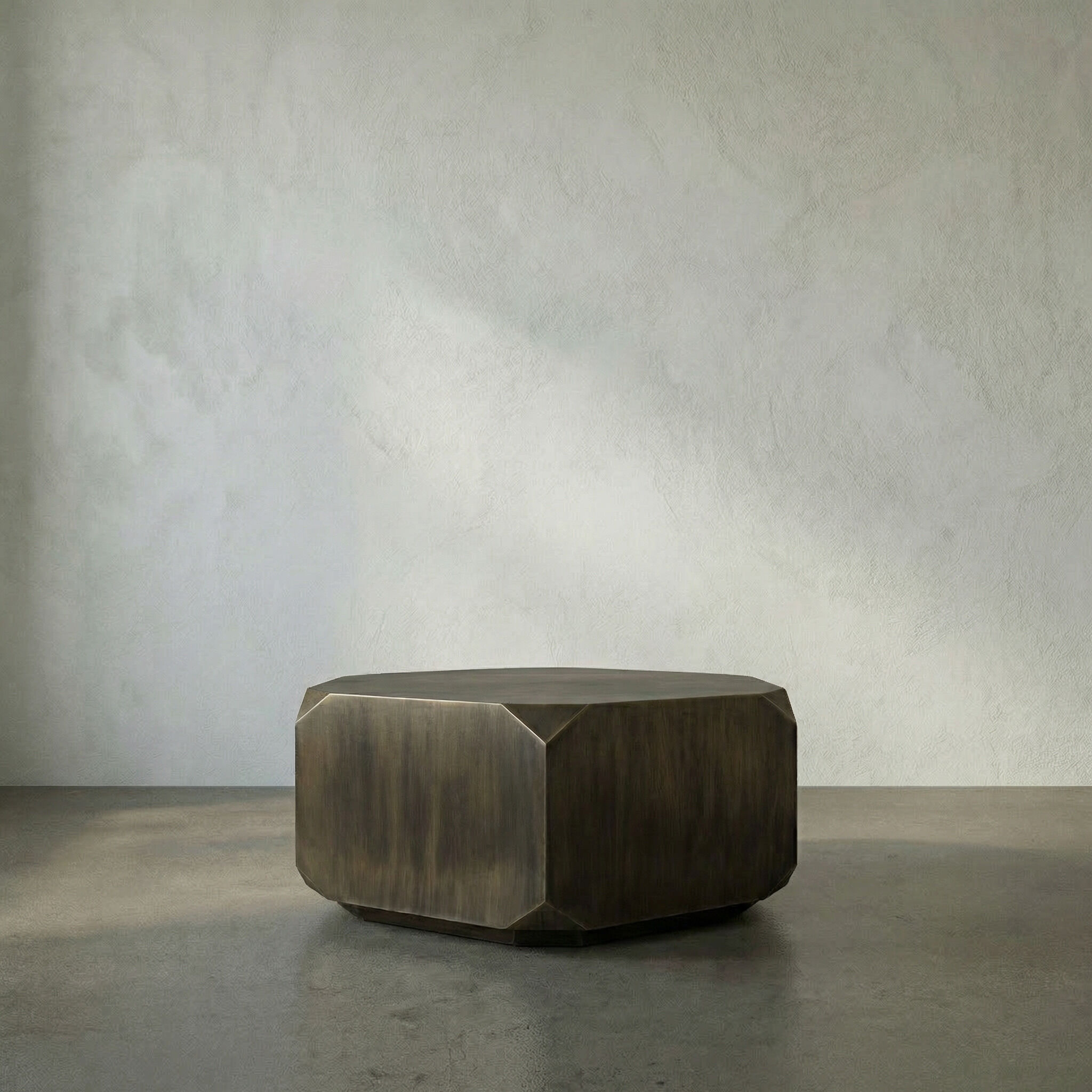 Tytus 36 X 36 inch Aged Brass Coffee Table