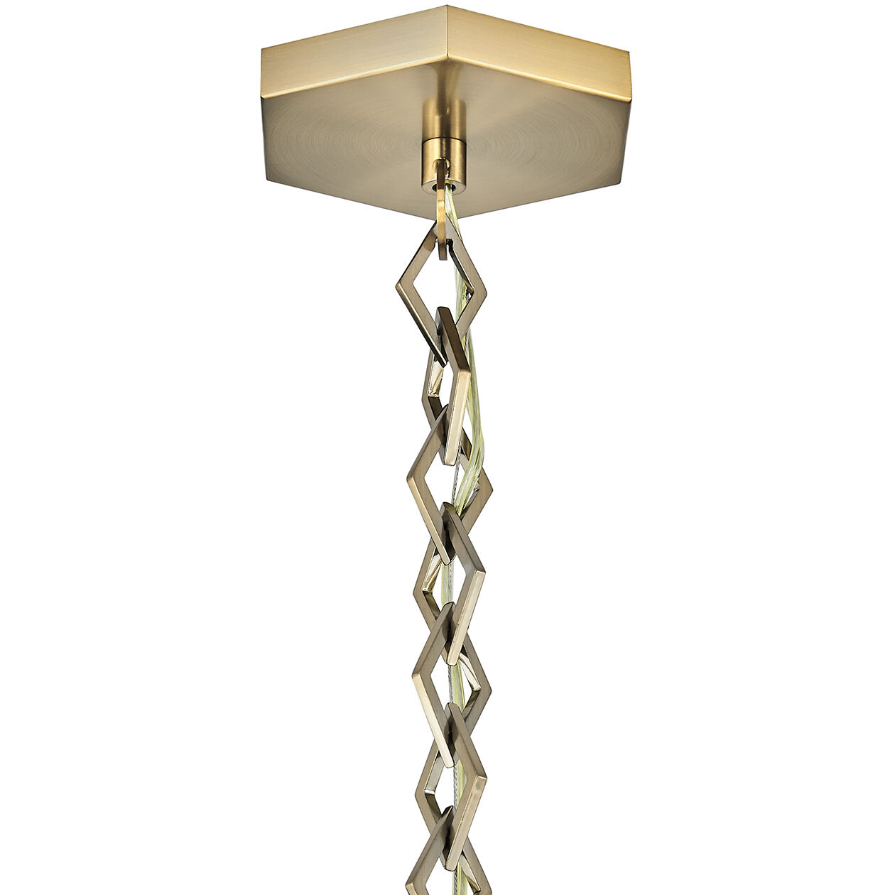 Bolsa 1 Light 8 inch Winter Brass Pendant Ceiling Light