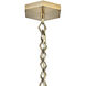 Bolsa 1 Light 8 inch Winter Brass Pendant Ceiling Light