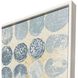 Blue Dots Blue Canvas