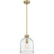 Pearson 1 Light 9.5 inch Rubbed Brass Pendant Ceiling Light