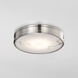 Kendall LED 14.25 inch Brushed Nickel Flush Mount Ceiling Light