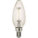 Branded Lamps LED T - Torpedo C - E12 Candelabra 5 watt 120 3000K Light Bulb