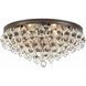 Calypso 6 Light 20 inch Vibrant Bronze Flush Ceiling Light