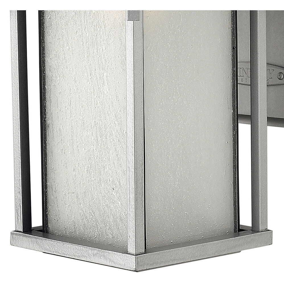 Estate Series Harbor Outdoor Wall Mount Lantern in Titanium, Non-LED, Medium