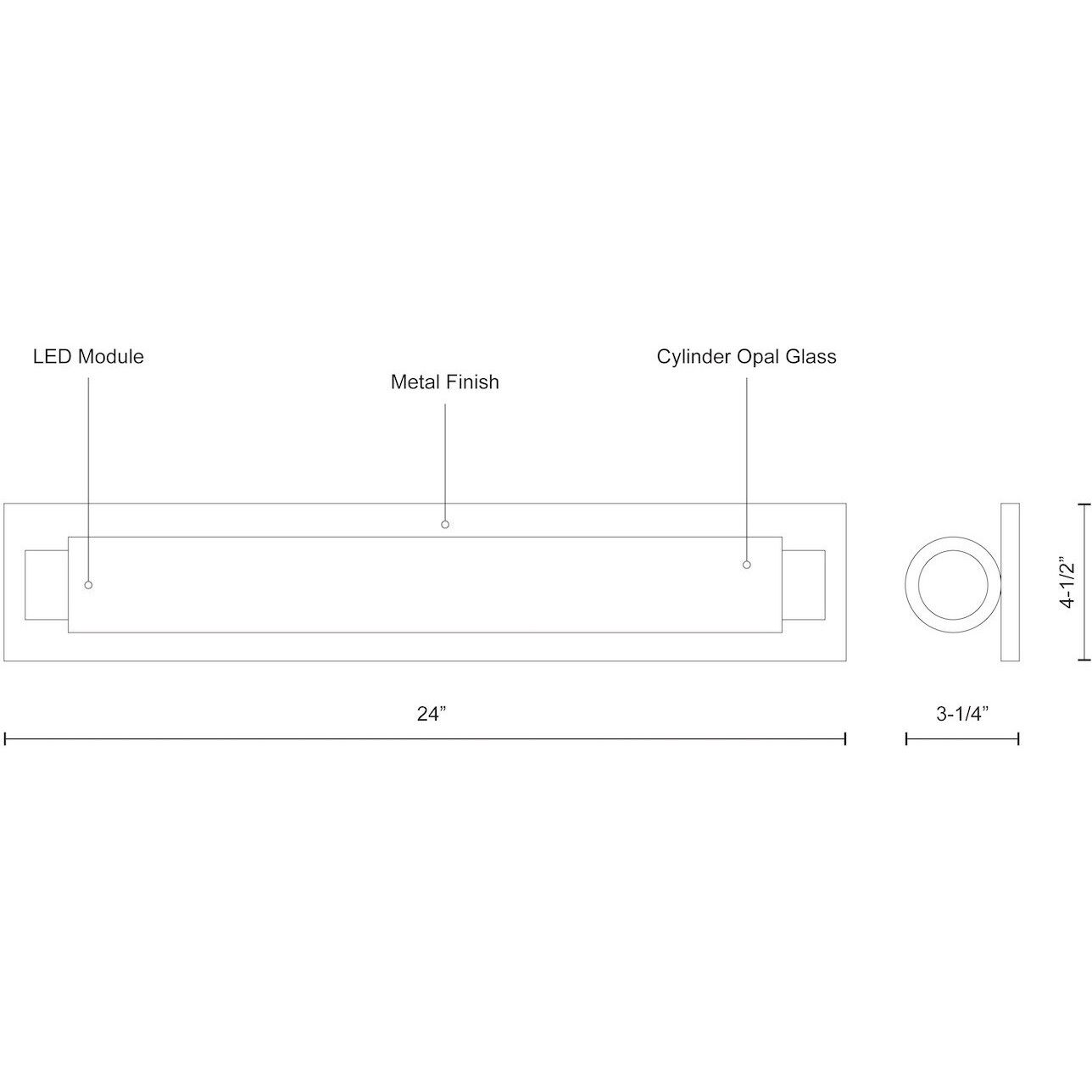 Charleston Bath Vanity Light Wall Light