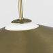 Drew & Jonathan Astra 1 Light 24 inch Satin Brass Pendant Ceiling Light, Medium
