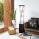 Torque 54 inch 8.5 watt Silver and Espresso Floor Lamp Portable Light