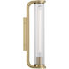 Jarvis Bath Sconce Wall Light in Aged Brass
