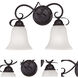 Brighton 2 Light 15 inch Oil Rubbed Bronze Vanity Light Wall Light
