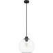 Xidane 1 Light 14 inch Matte Black Pendant Ceiling Light