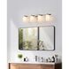 Bedminster 4 Light 30.5 inch Brushed Nickel Vanity Light Wall Light
