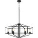 Tobin 6 Light 32 inch Matte Black Pendant Ceiling Light