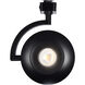 Orb 120 Black LED Track Head - J-Type Ceiling Light