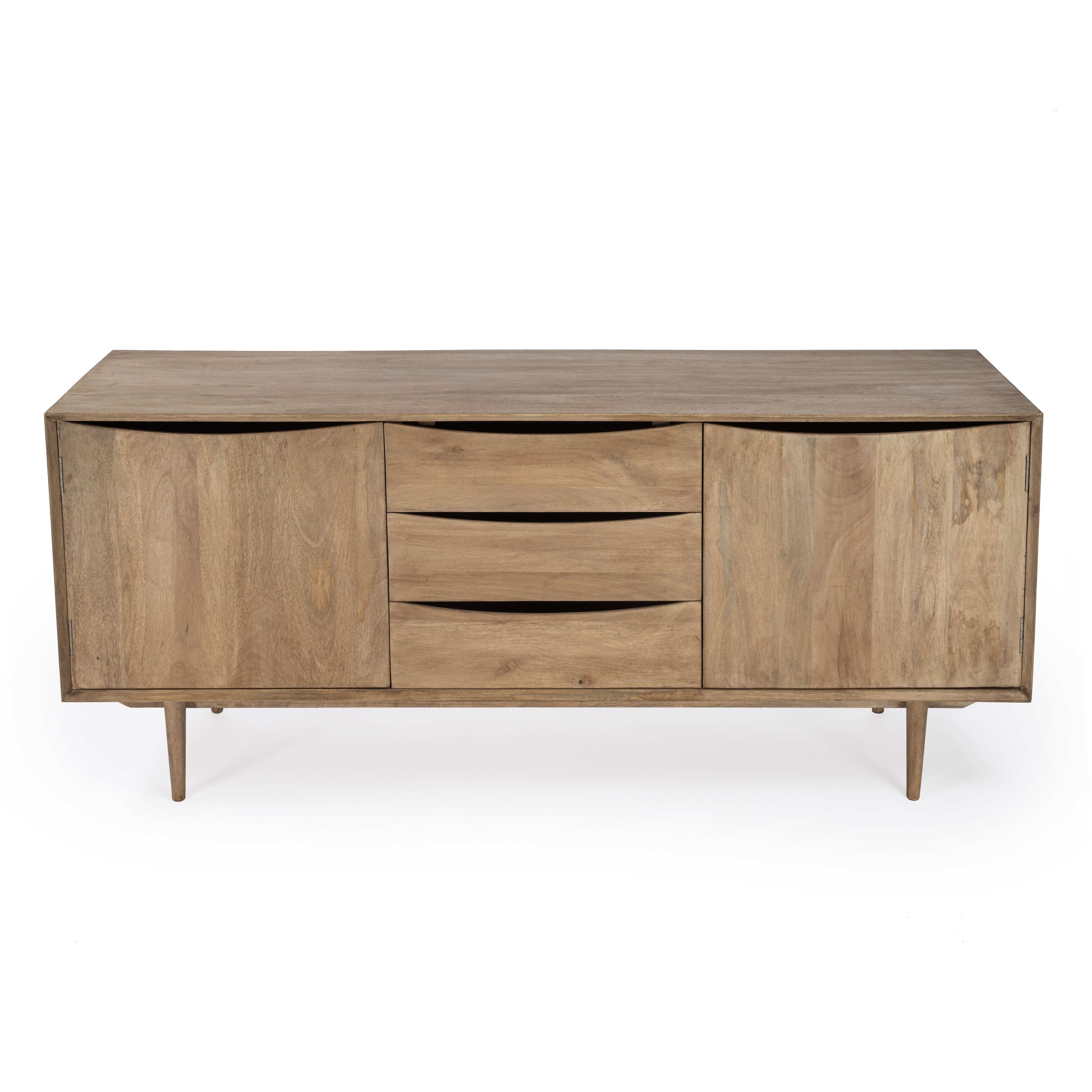 Leonidin Natural Wood 67" Sideboard in Light Brown