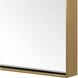 Cassidy 33 X 21 inch Plated Brass Mirror