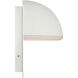 kate spade new york Axel 7 inch Matte White Sconce Wall Light