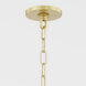 Bailey 6 Light 24 inch Aged Brass Chandelier Ceiling Light