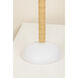 Mariana 70 inch 60.00 watt Textured White Floor Lamp Portable Light
