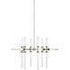 Sean Lavin Linger LED 42.8 inch Polished Nickel Chandelier Ceiling Light, Integrated LED