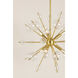 Linnea 6 Light 22 inch Aged Brass Chandelier Ceiling Light