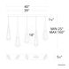 Beyond Devotion LED 5.5 inch Satin Nickel Multi-Light Pendant Ceiling Light