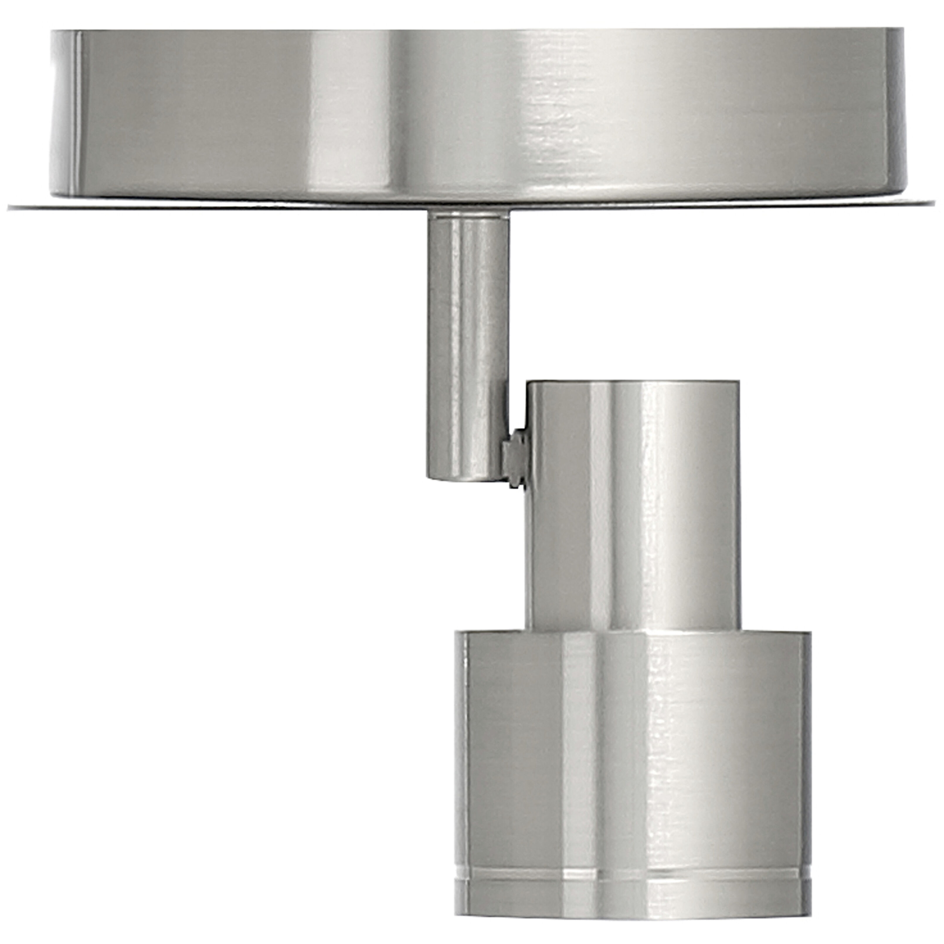 Lincoln LED 6 inch Brushed Steel Flush Mount Ceiling Light