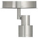 Lincoln LED 6 inch Brushed Steel Flush Mount Ceiling Light