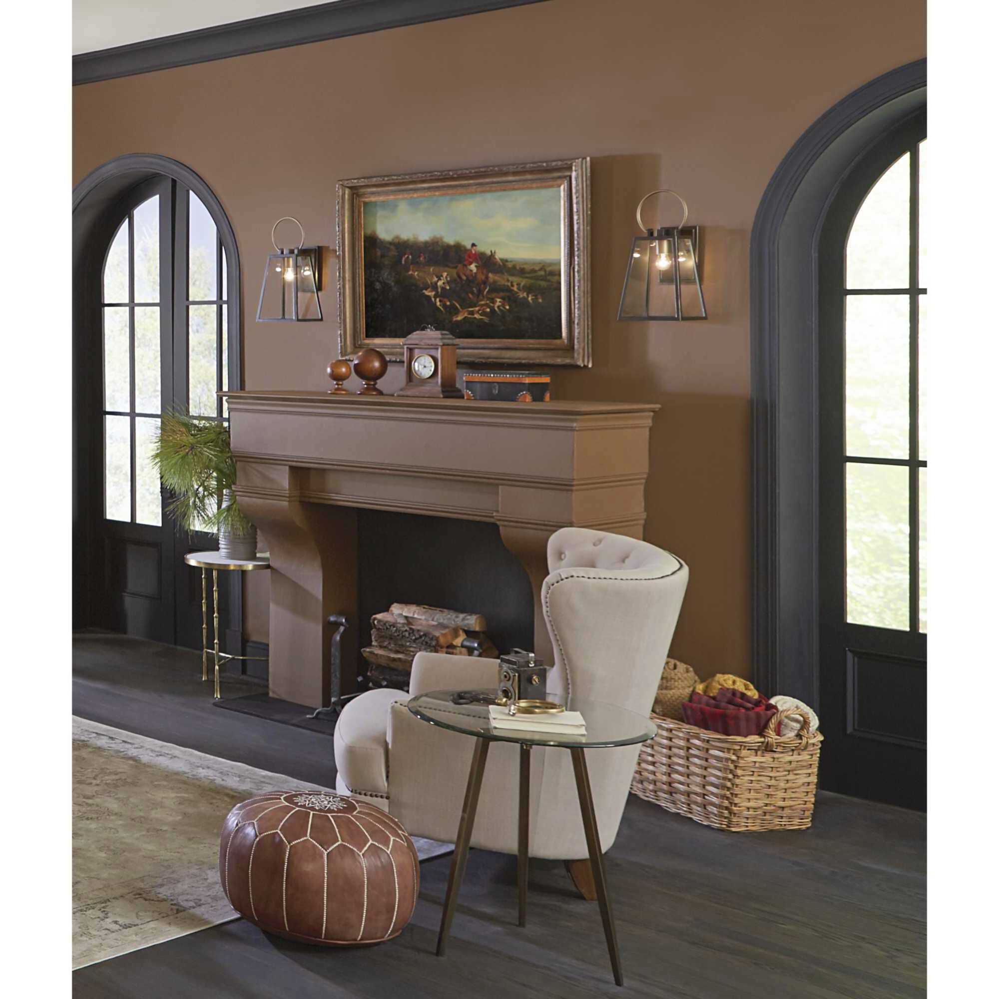 Barnett 1 Light 19 inch Antique Bronze Outdoor Wall Lantern, Medium