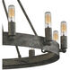 Lewisburg 12 Light 27 inch Malted Rust Chandelier Ceiling Light