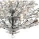 Crystique 12 Light 38 inch Polished Chrome Chandelier Ceiling Light