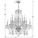 Traditional Crystal 10 Light 26 inch Polished Chrome Chandelier Ceiling Light in Clear Spectra