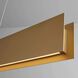 Brio 1 Light 2 inch Powdered Gold Pendant Ceiling Light