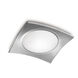 Basic 1 Light 16.25 inch Matte Aluminum Flush Mount Ceiling Light