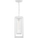 Coastal Elements Estate Series Republic 1 Light 7 inch Textured White Outdoor Hanging