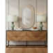 Duende 30 inch 150 watt Light & Dark Green and Polished Nickel and Clear Table Lamp Portable Light