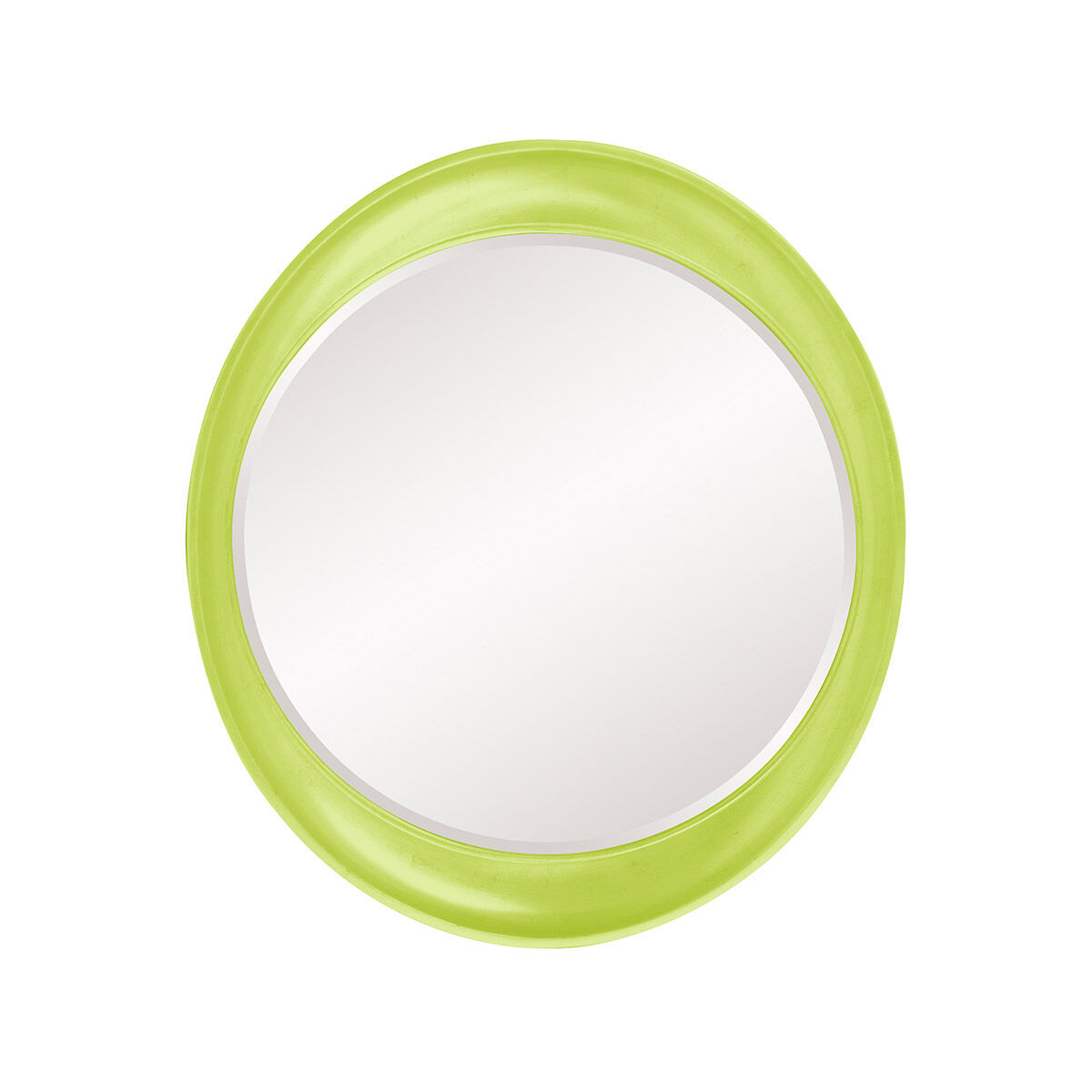 Ellipse 39 X 35 inch Glossy Green Wall Mirror