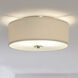 Mark 2 Light 13 inch Brushed Nickel Flush Mount Ceiling Light