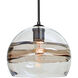 Spirit 10 1 Light Black Cord Pendant Ceiling Light