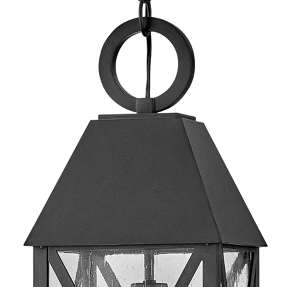 Briar 1 Light 8 inch Museum Black Outdoor Hanging Lantern