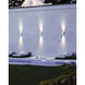 Nordic LED 5 inch White Exterior Wall Light