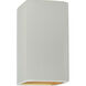 Ambiance 1 Light 5.25 inch Matte White/Champagne Gold ADA Wall Sconce Wall Light