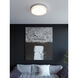 Tribeca 1 Light 16 inch Satin Nickel Flush Mount Ceiling Light