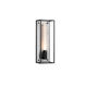 Caged Wall Light in White Marble