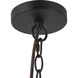 Alora Mood Faye 3 Light 17.75 inch Matte Black Chandelier Ceiling Light in Clear Ribbed Glass