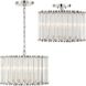 Elliot 4 Light 15.25 inch Polished Nickel Semi Flush Ceiling Light
