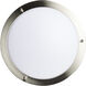Glamour LED 10 inch Brushed Nickel Flush Mount Ceiling Light