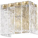 Glacier Wall Sconce Wall Light in Modern Gold